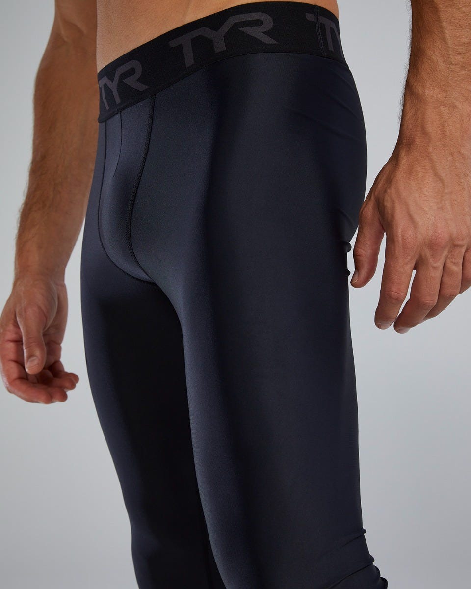 Men's Full Length Compression Leggings - Solid