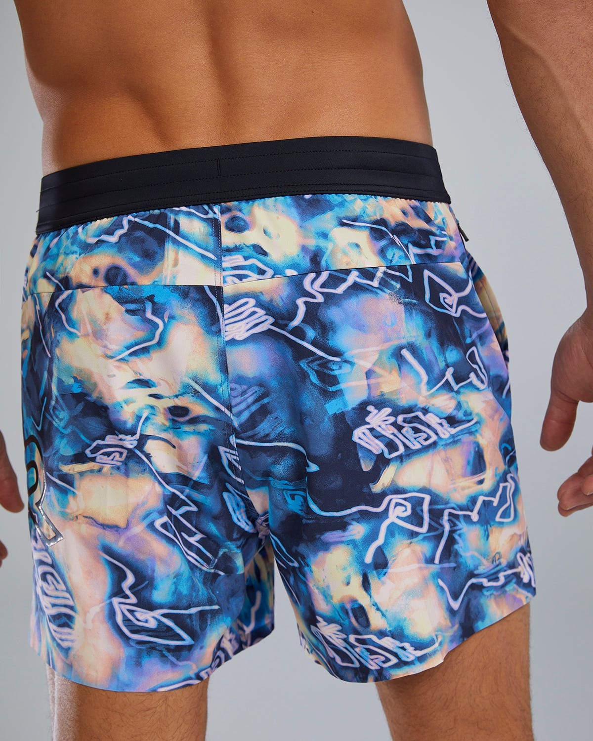 HydrosphereTM - Men's Unbroken Shorts - Unlined 5" - Voltage Pazzo