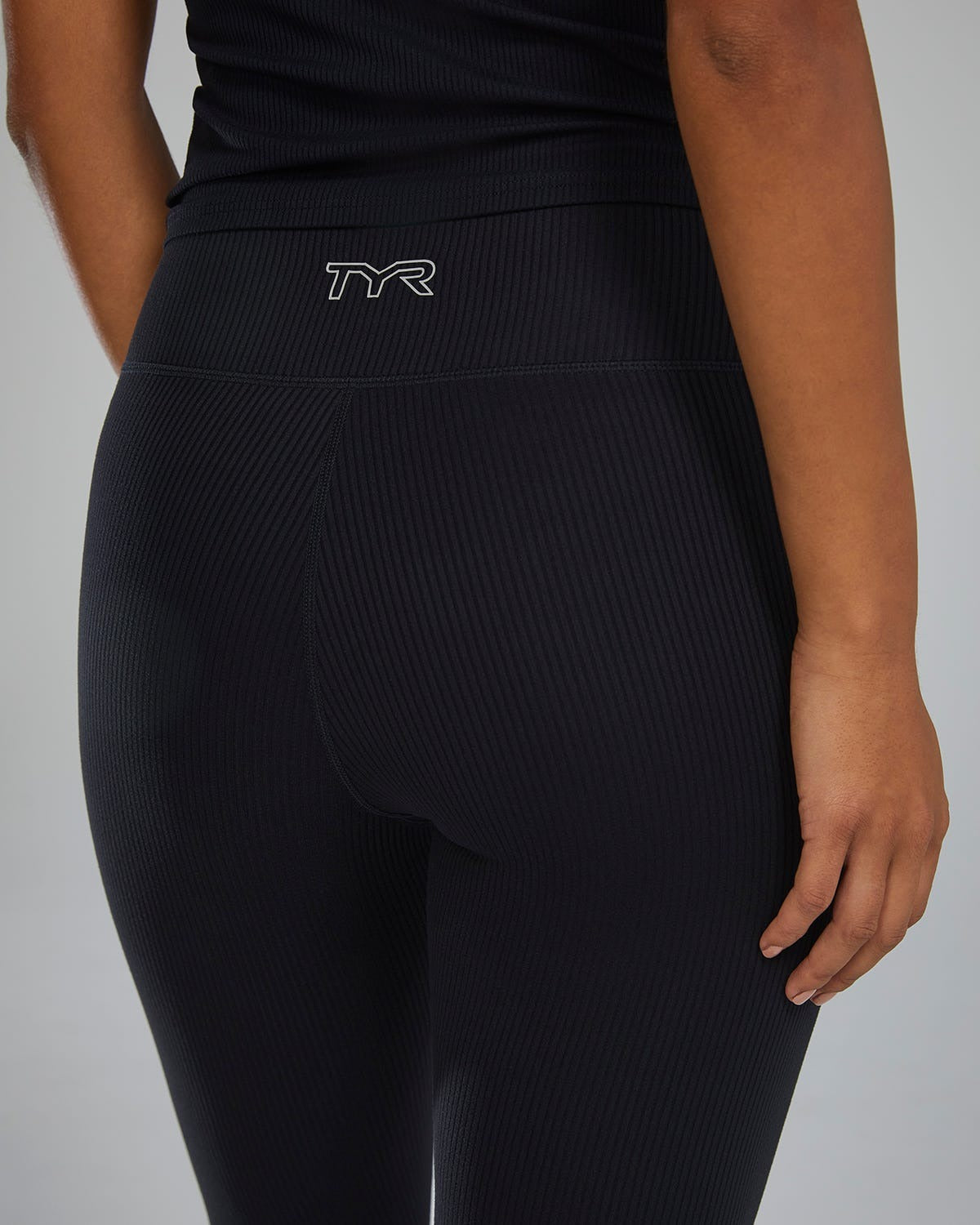 Women's Joule Elite Ribbed High-Rise Leggings 25"
