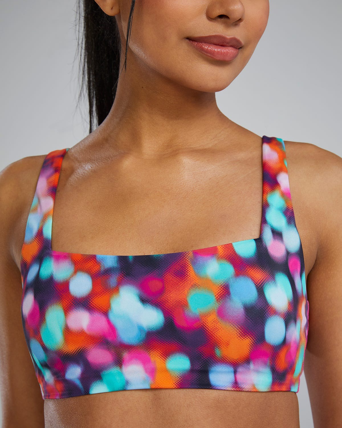 KellySquare Neck Top - PRISMATIC DAYSTAR