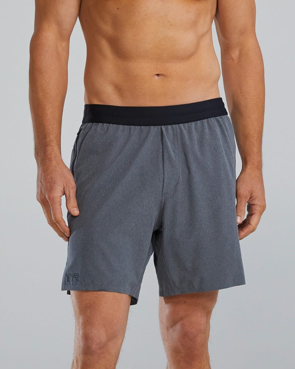 HydrosphereTM Men's Lined 7" Unbroken Shorts - Solid
