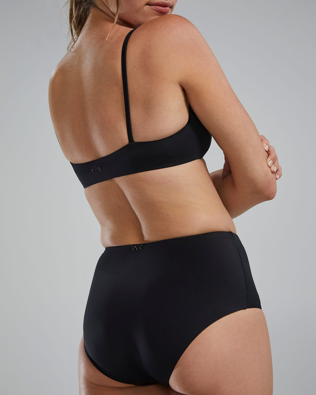 Women's Arielle High Waisted Bikini Bottom - Solid