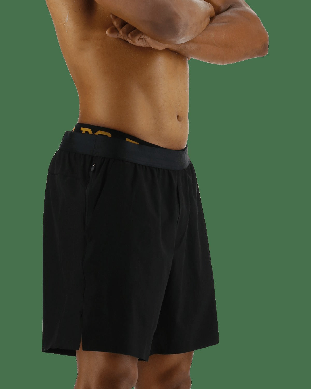 HydrosphereTM Men's Unlined 7" Unbroken Big Logo Shorts - Solid
