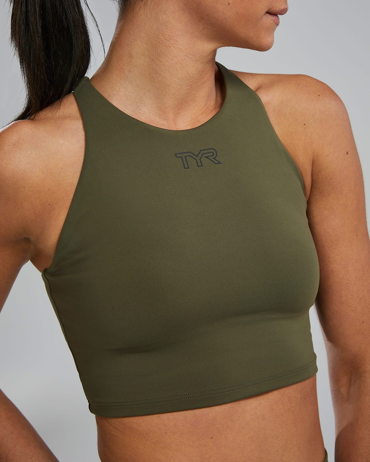 Joule EliteTM Women's High Neck Sports Bra - Solid
