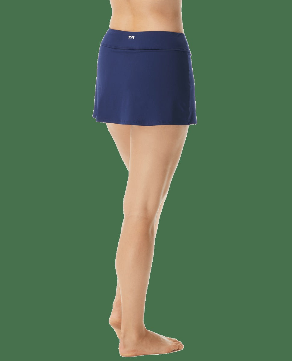 Durafast Elite® Women's High-Waisted Swim Skort - Solid
