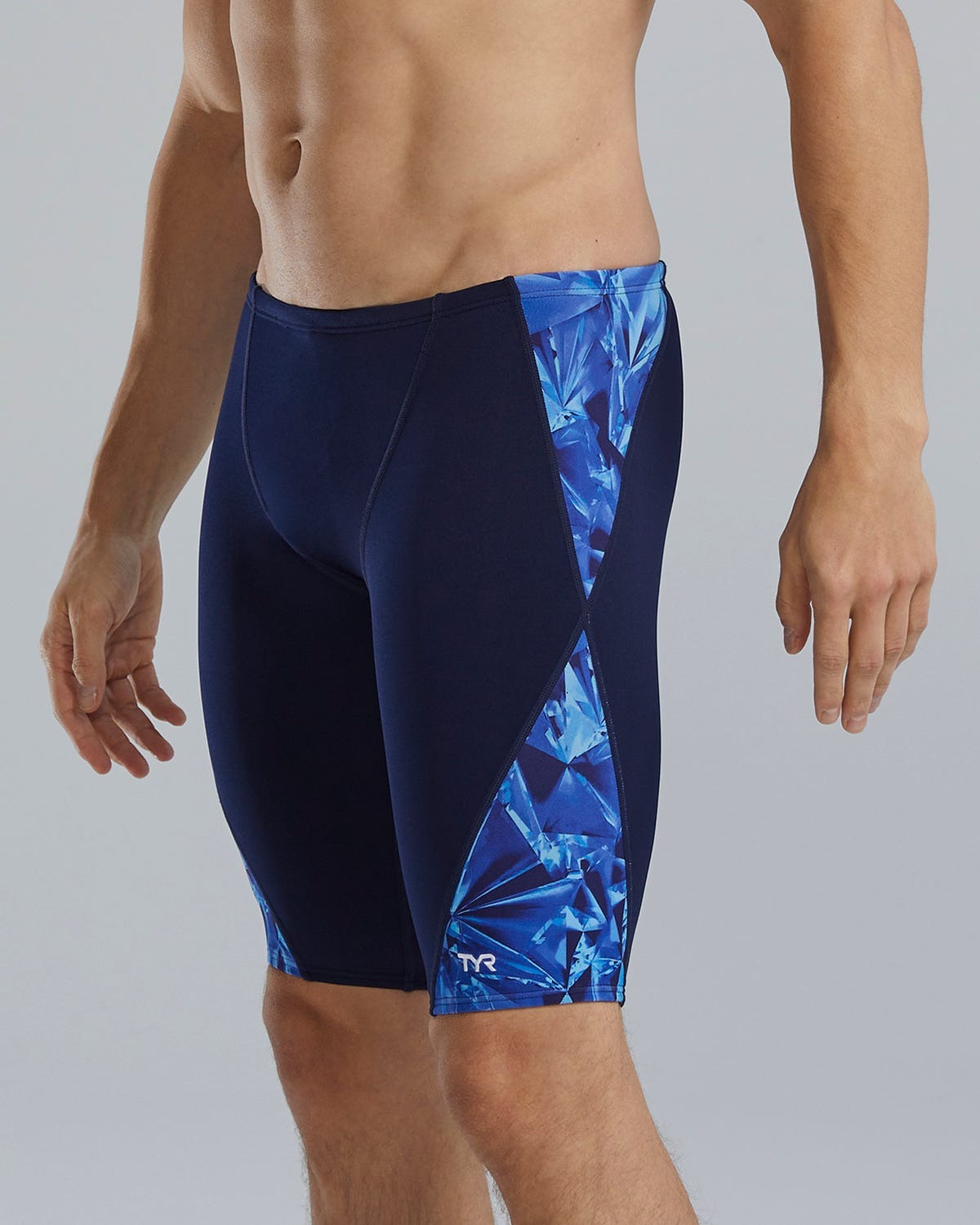 Durafast Elite® Men's Blade Splice Jammer Swimsuit - Crystalized