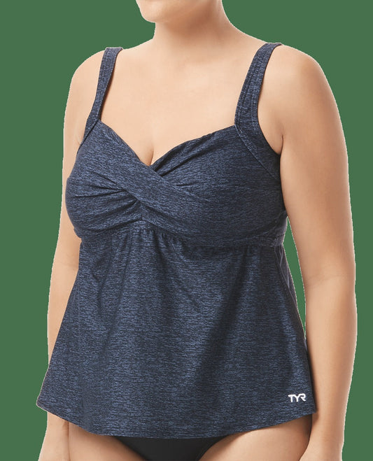 Women's Twisted Bra Tankini Plus - Mantra