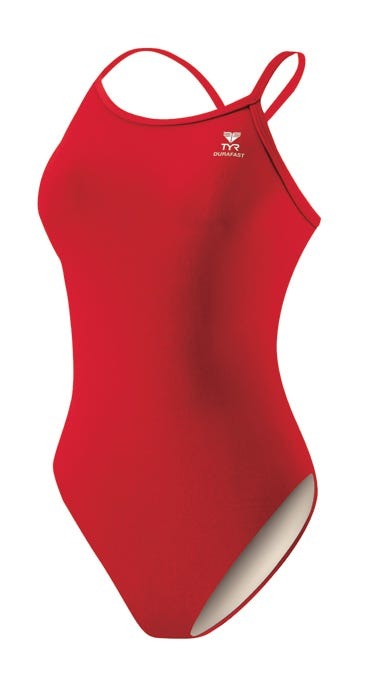 Durafast One®Girl's Solid Diamondfit Swimsuit - Solid