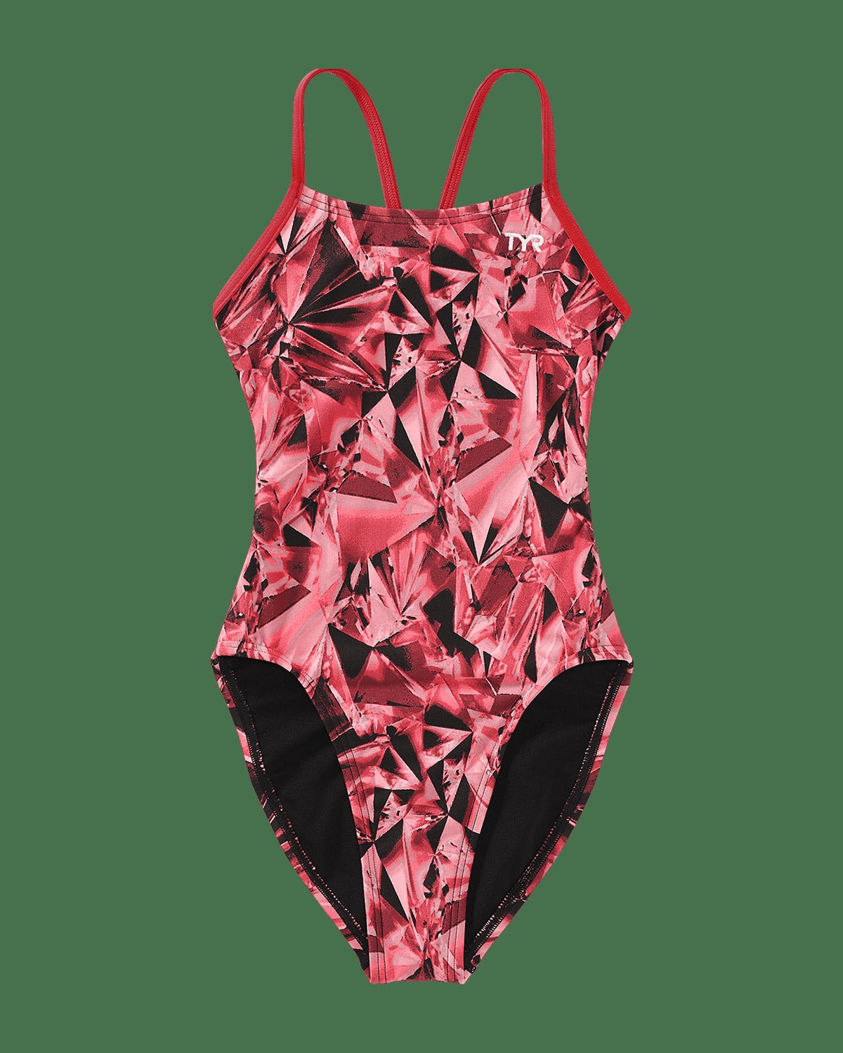 Durafast Elite® Girl's Cutoutfit Swimsuit - Crystalized