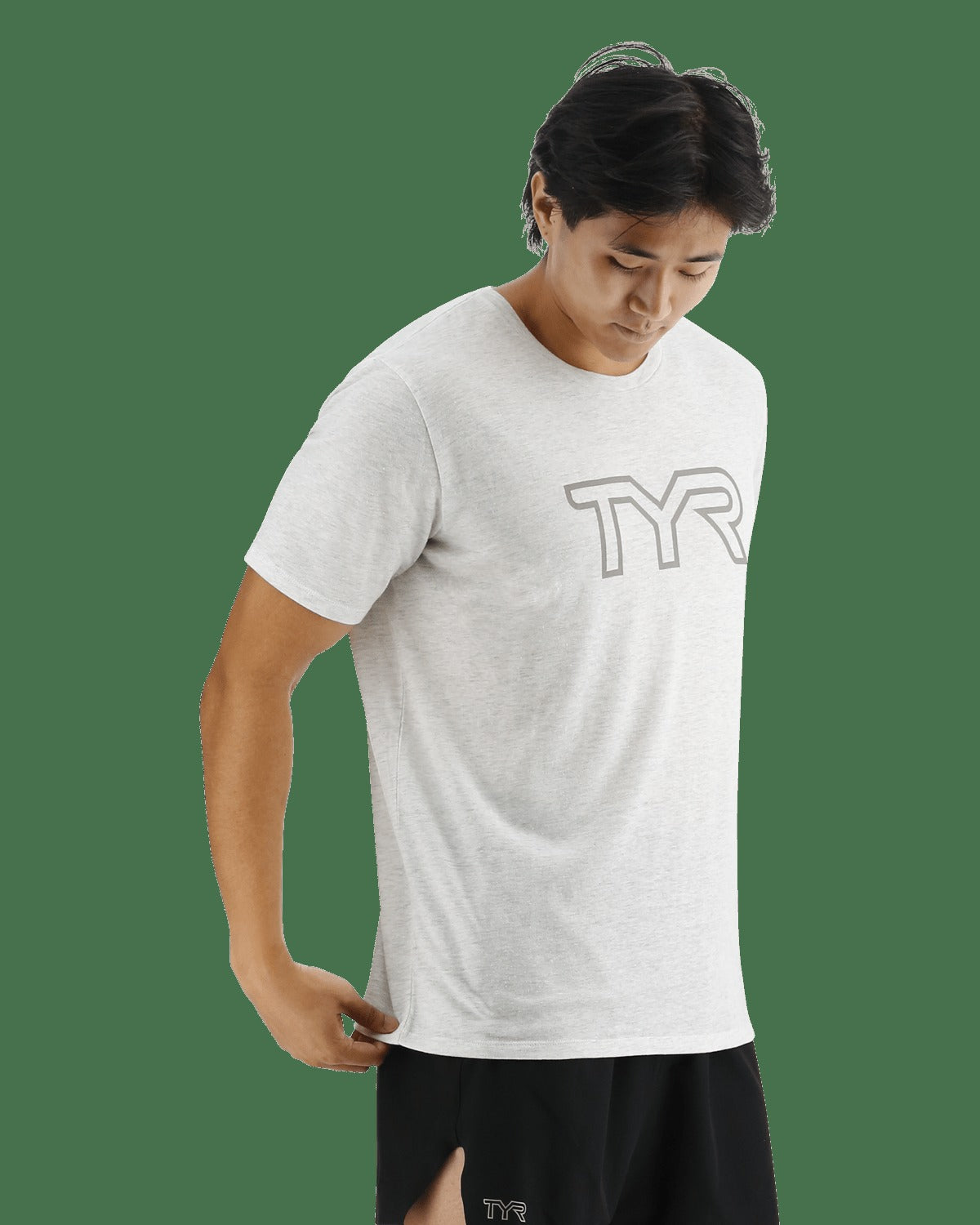 UltraSoft Men's Big Logo Tri-Blend Tech Tee
