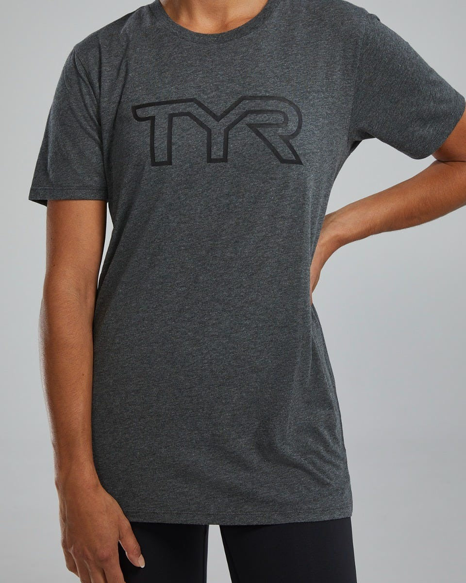 Unisex Ultrasoft Lightweight Tri Blend Tech Tee - Big Logo