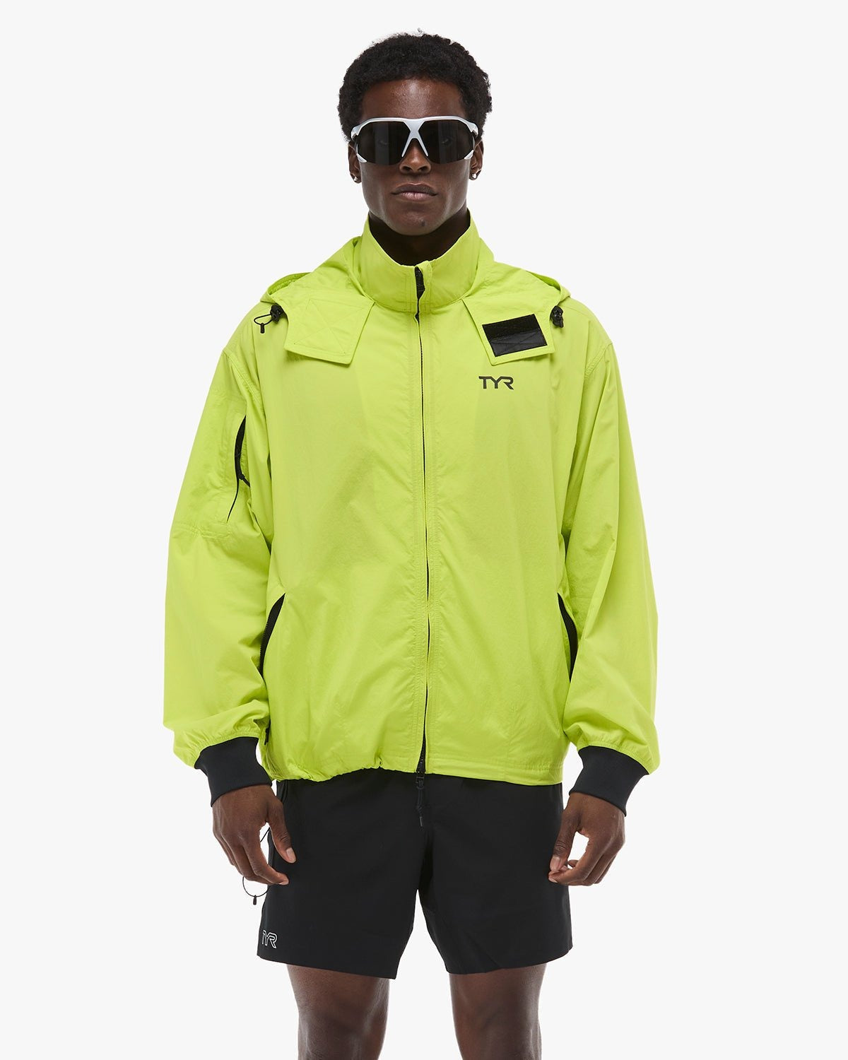 Men's Full Zip Windbreaker - Neon