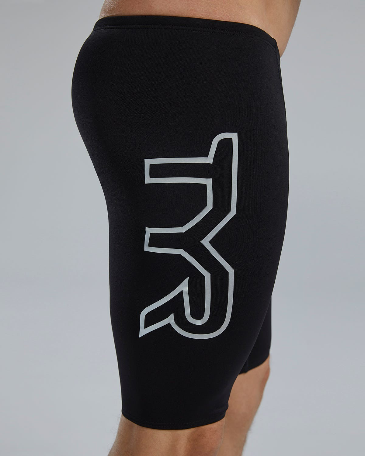 Durafast Elite® Men's Large Logo Jammer Swimsuit - Solid