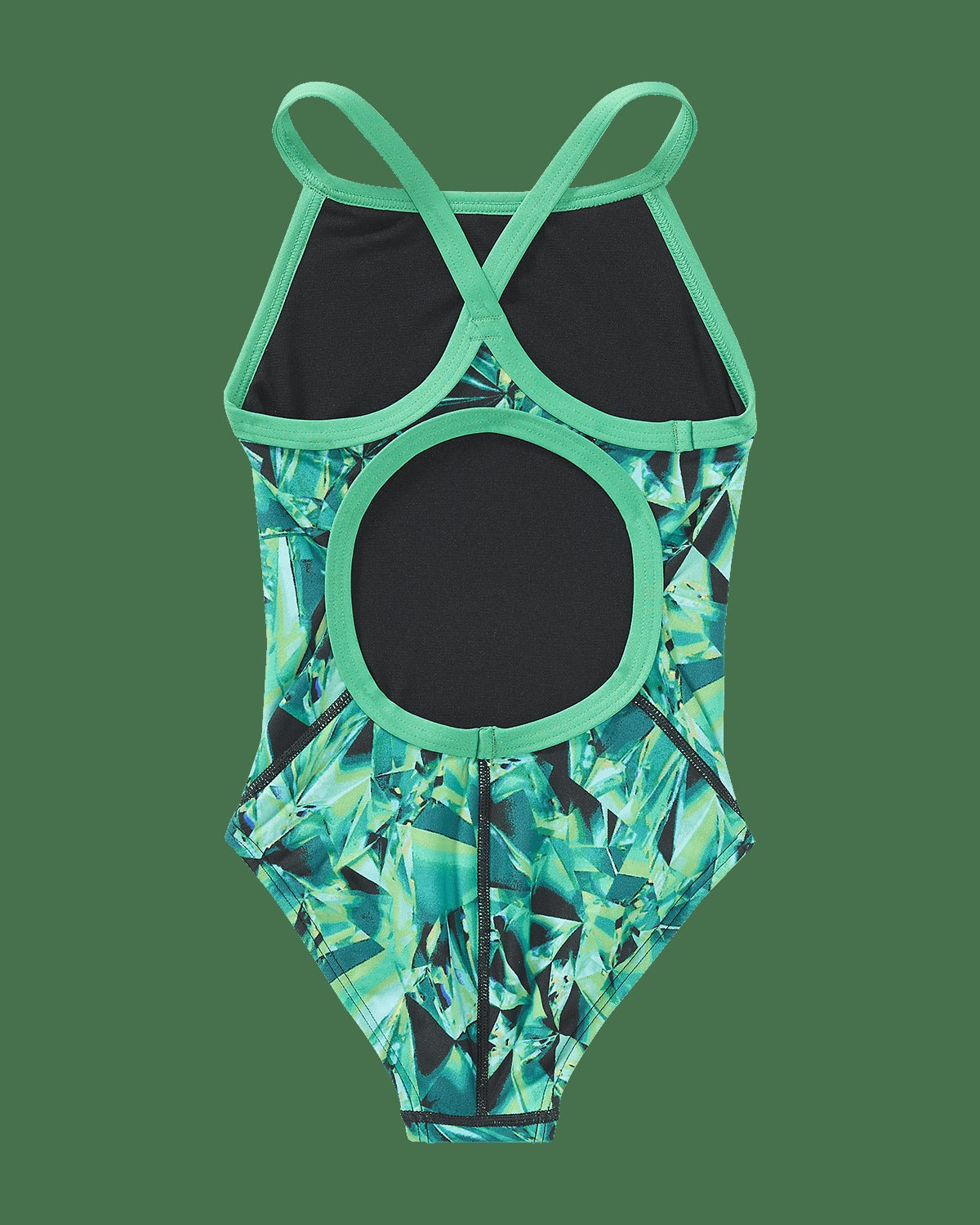 Durafast Elite® Girl's Diamondfit Swimsuit - Crystalized