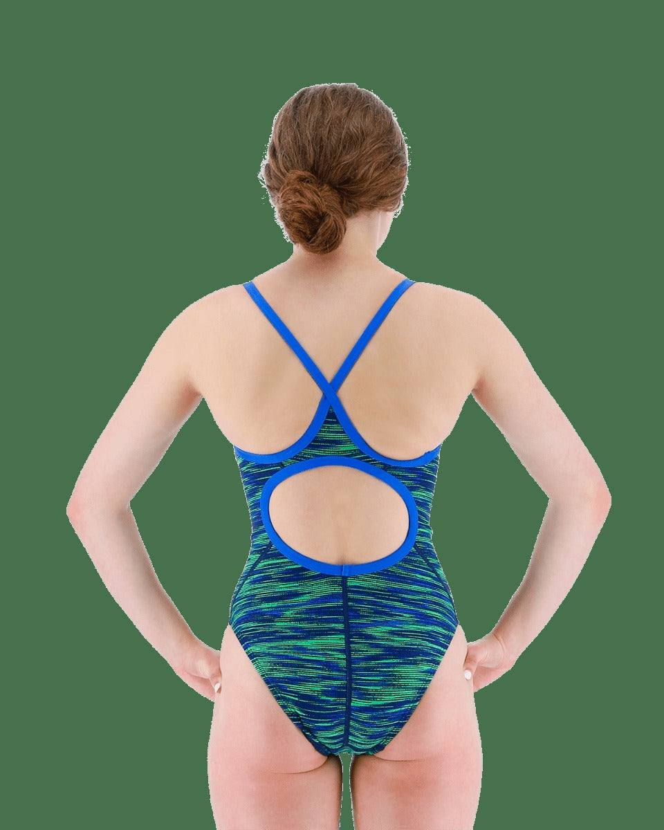 Durafast Elite® Girl's Diamondfit Swimsuit - Fizzy