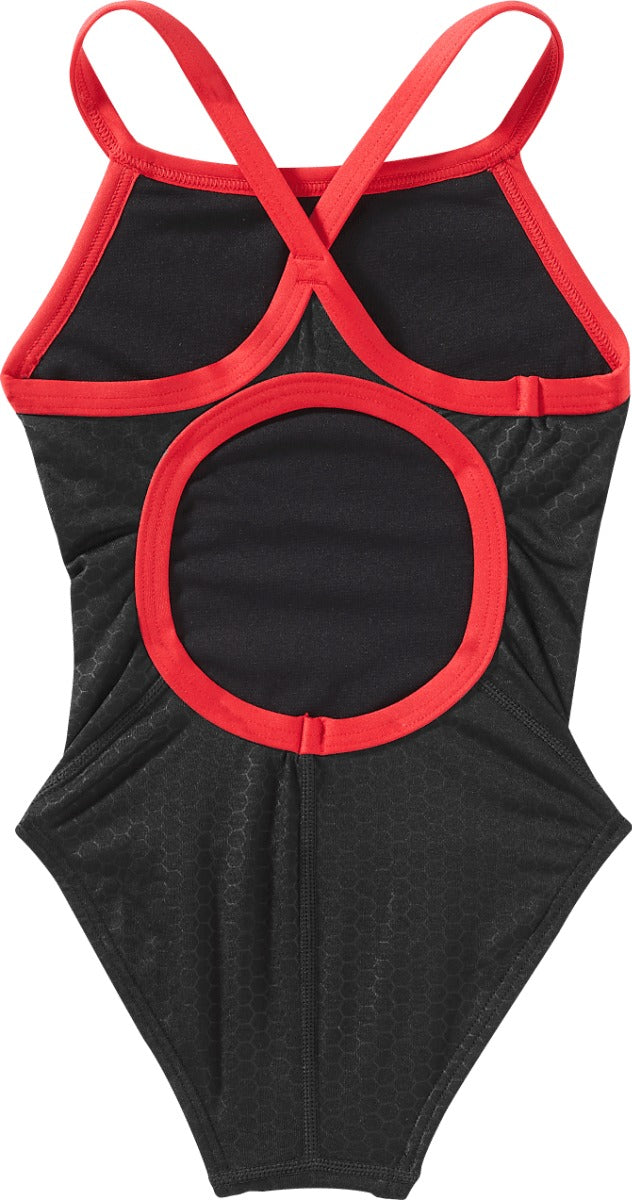 Durafast Elite® Girl's Diamondfit Swimsuit - Hexa