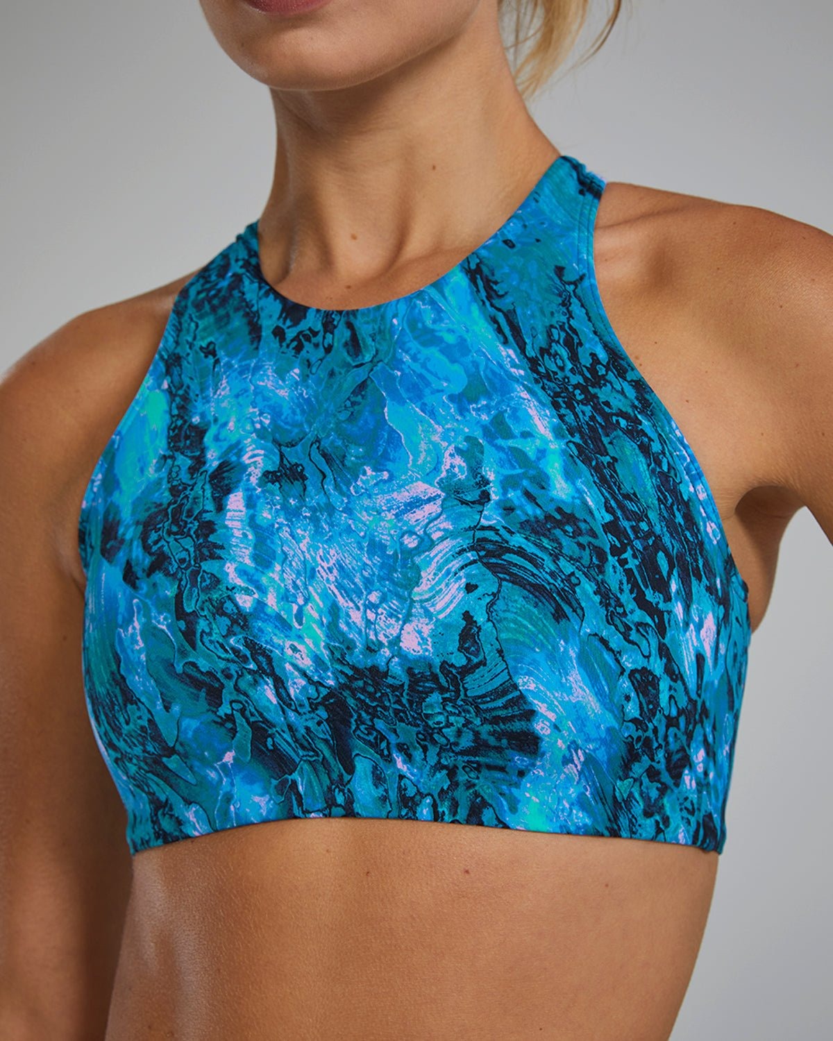 Women's Kelly Square Neck Bikini Top Prismatic