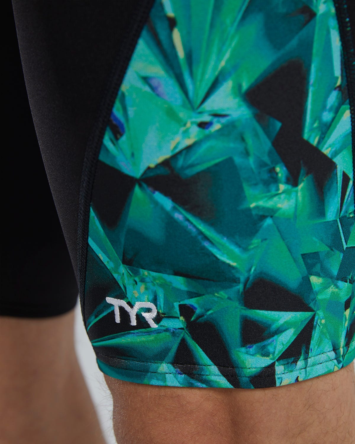 Durafast Elite® Men's Blade Splice Jammer Swimsuit - Crystalized