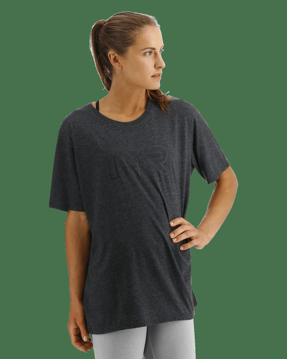 UltraSoft Women's Big Logo Tri-Blend Tech Tee