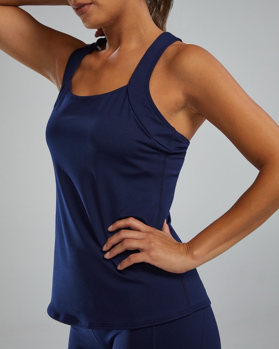Durafast Elite® Women'sSquare Neck Tankini - Solid