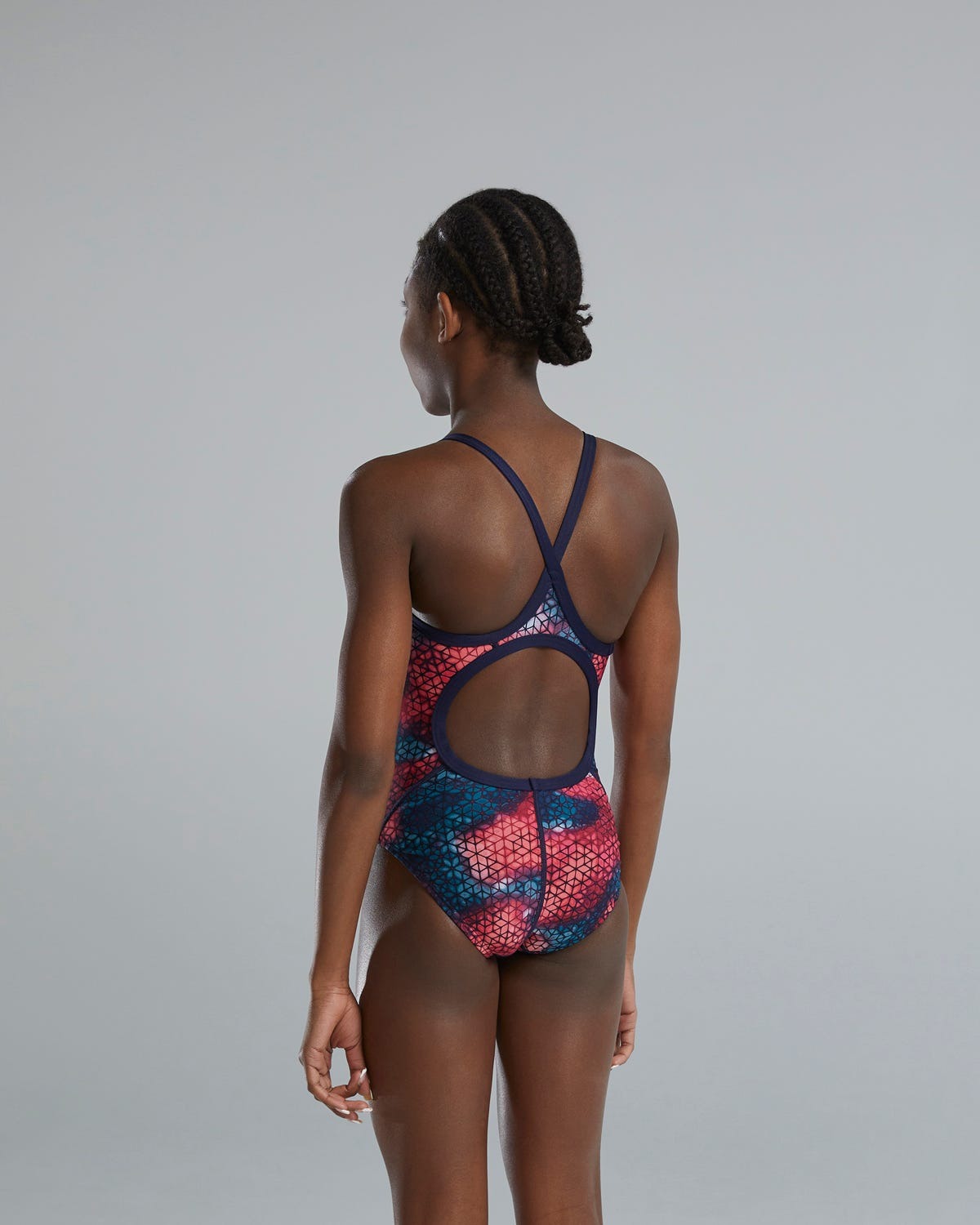 Durafast Elite® Girl's Diamondfit Swimsuit - Starhex