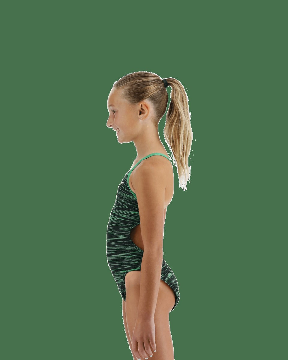 Durafast Elite® Girl's Cutoutfit Swimsuit - Fizzy