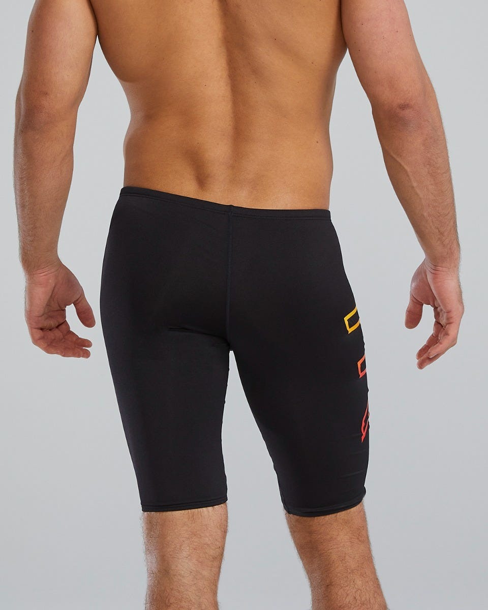 Durafast Elite® Men's Large Logo Jammer Swimsuit - Solid