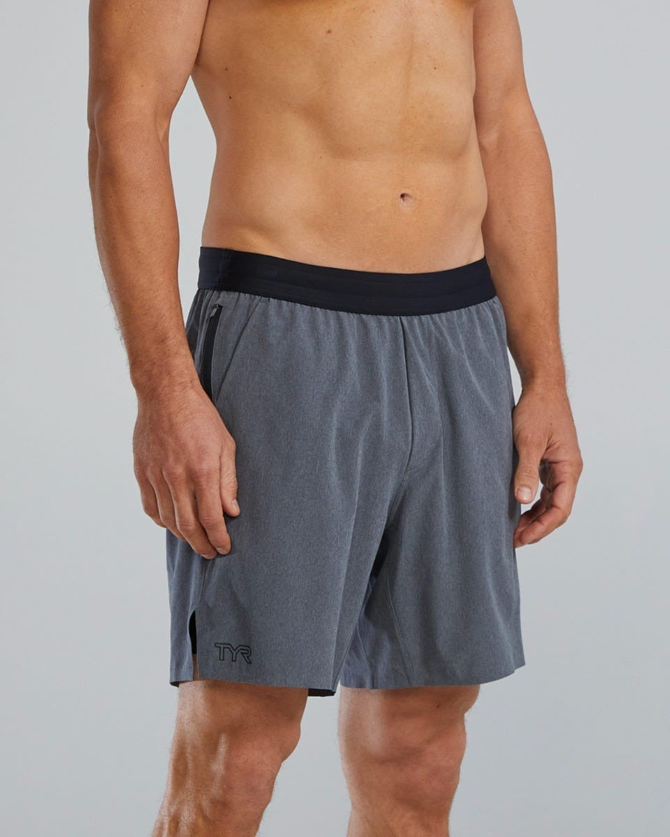 HydrosphereTM Men's Lined 7" Unbroken Shorts - Solid