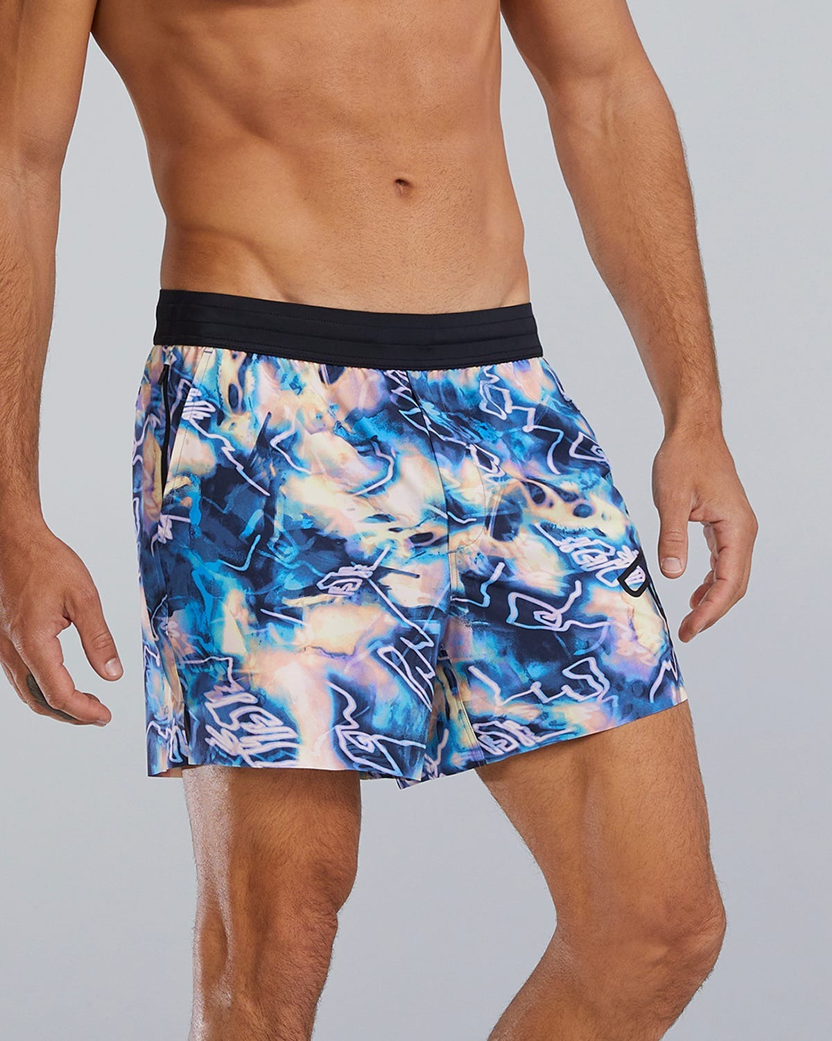 HydrosphereTM - Men's Unbroken Shorts - Unlined 5" - Voltage Pazzo