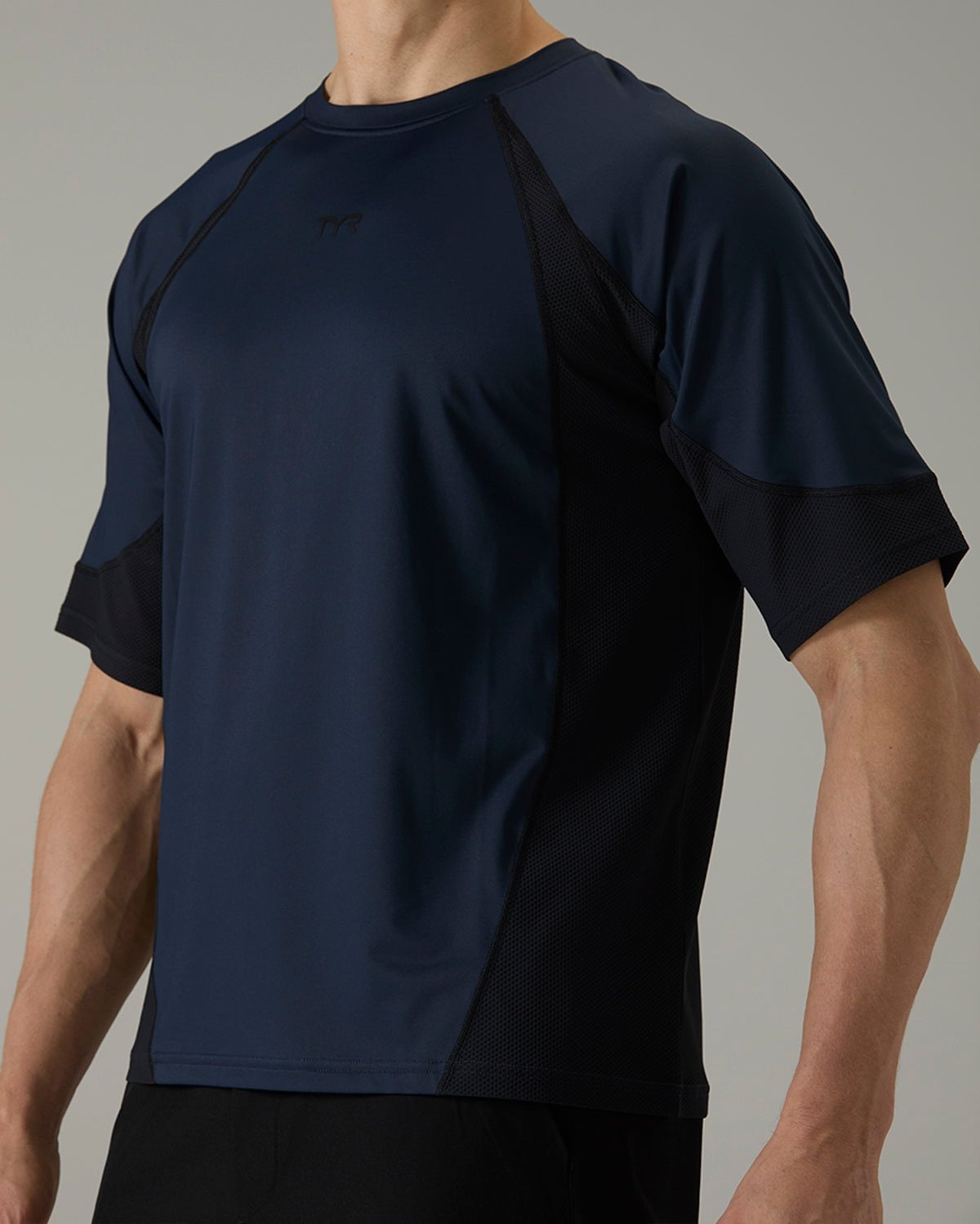 Men's Mixed Media Splice Tee