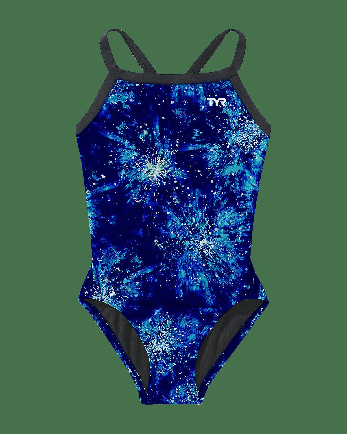 Durafast Lite® Girl's Diamondfit Swimsuit - Radiant Flare