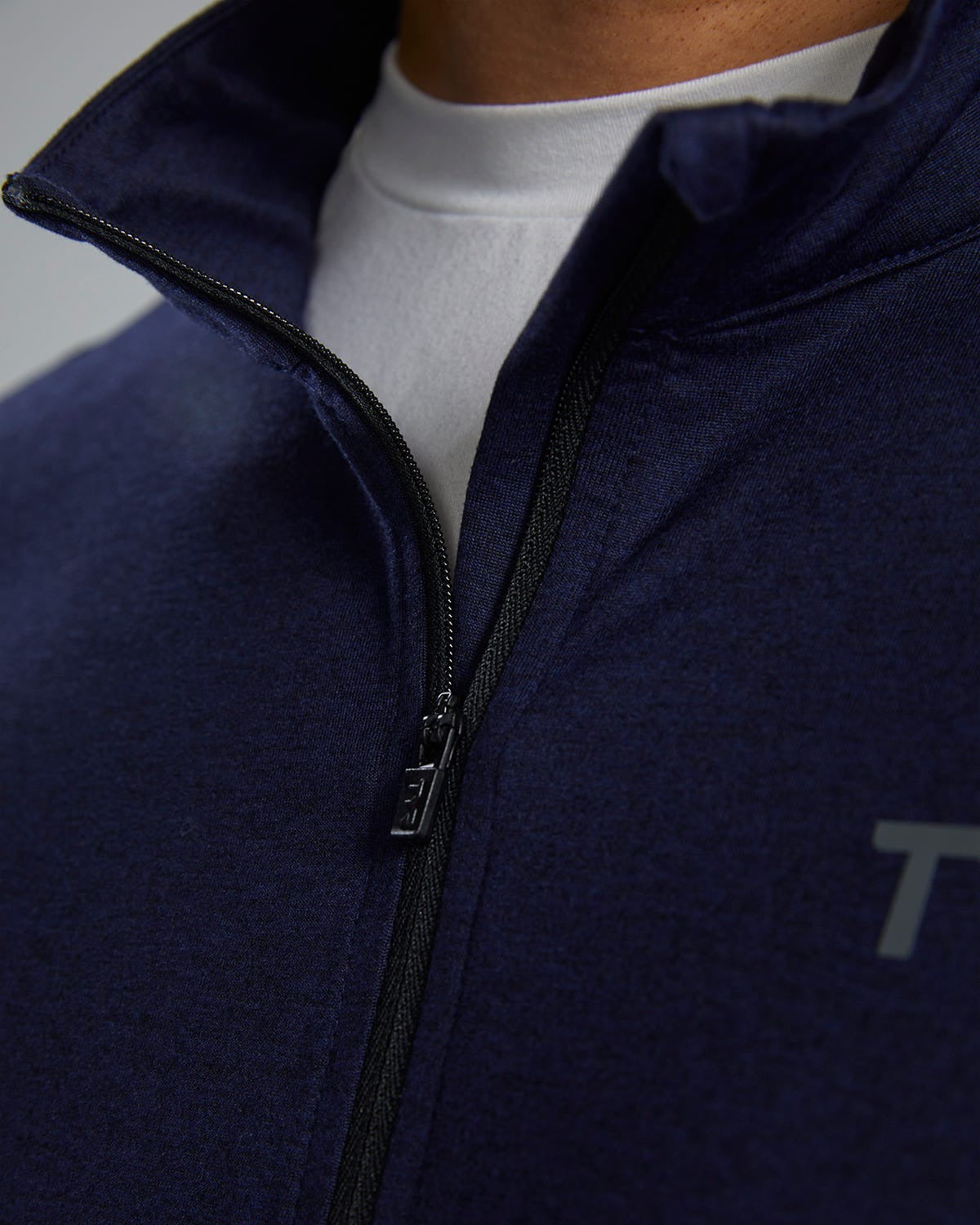 Men's SLSTM Long Sleeve1⁄4 Zip- Solid