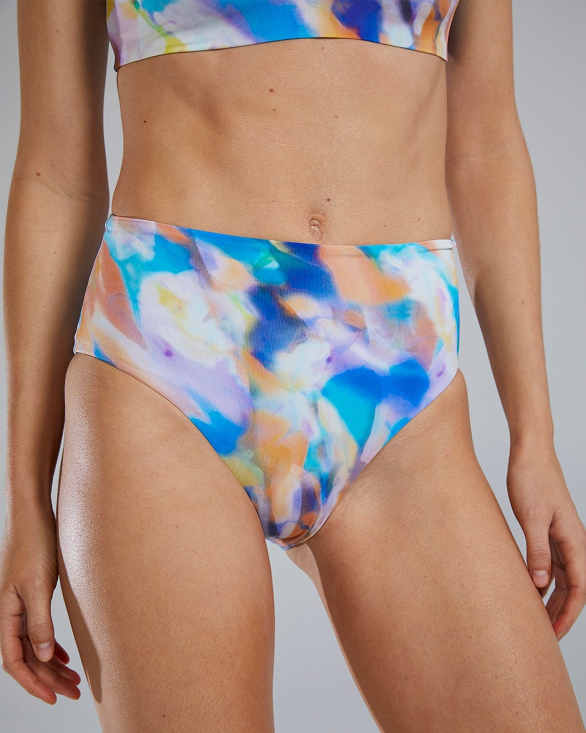 Women's Arielle High Waisted Bikini Bottom - Tempera