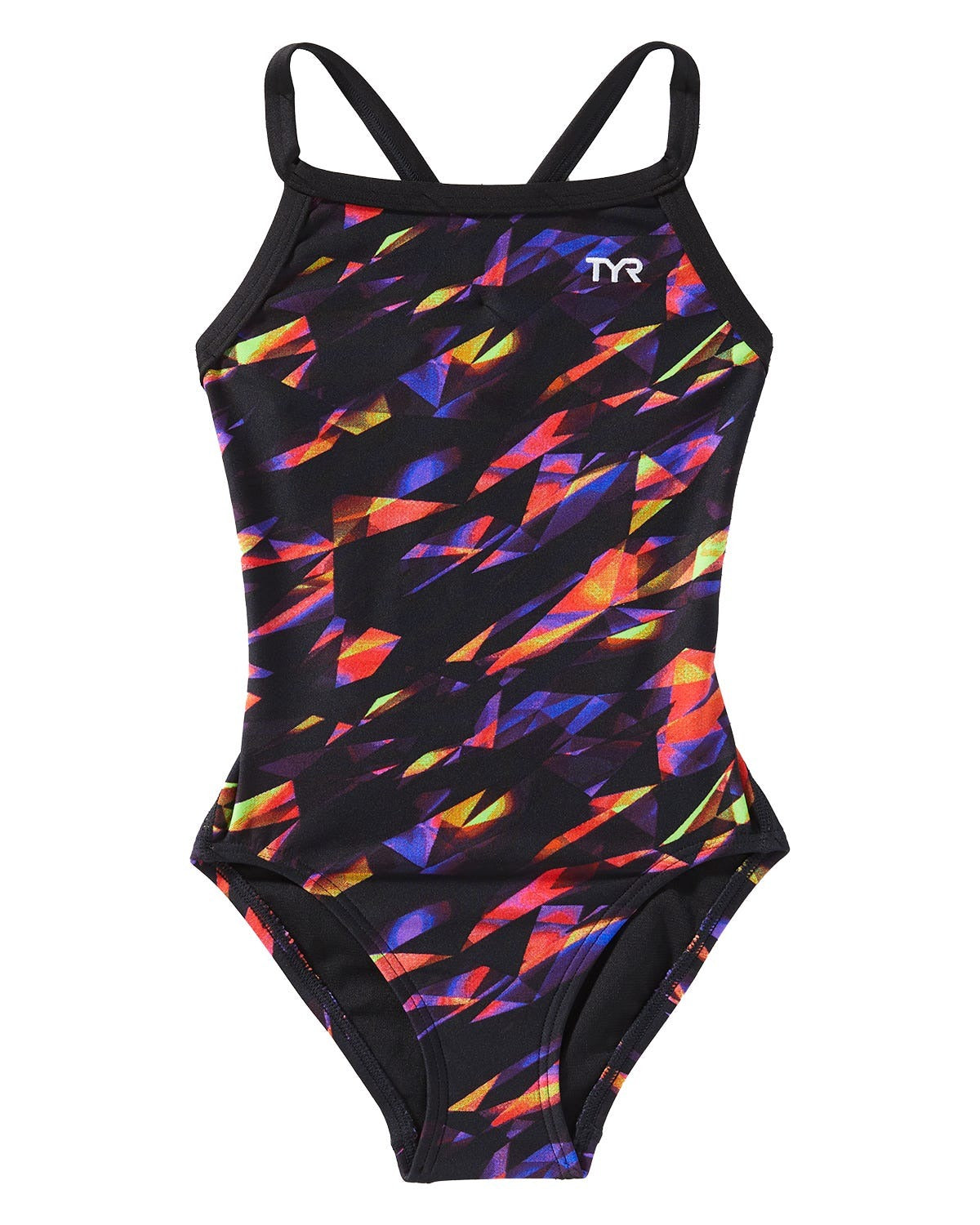 Durafast Elite® Girl's Diamondfit Swimsuit - Triadic