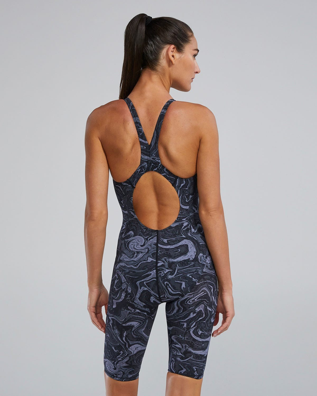 Women's Thresher Open Back Tech Suit - Hyperblitz - Titanium