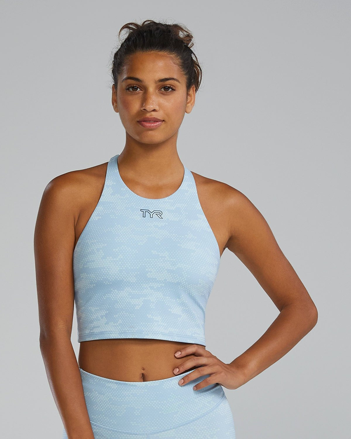Joule Elite Cropped High Neck Sports Bra