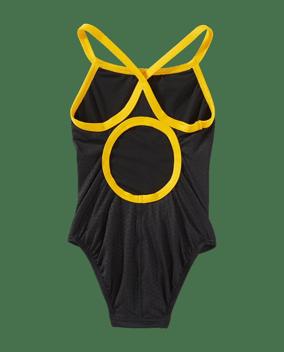 Durafast Elite® Girl's Diamondfit Swimsuit - Hexa