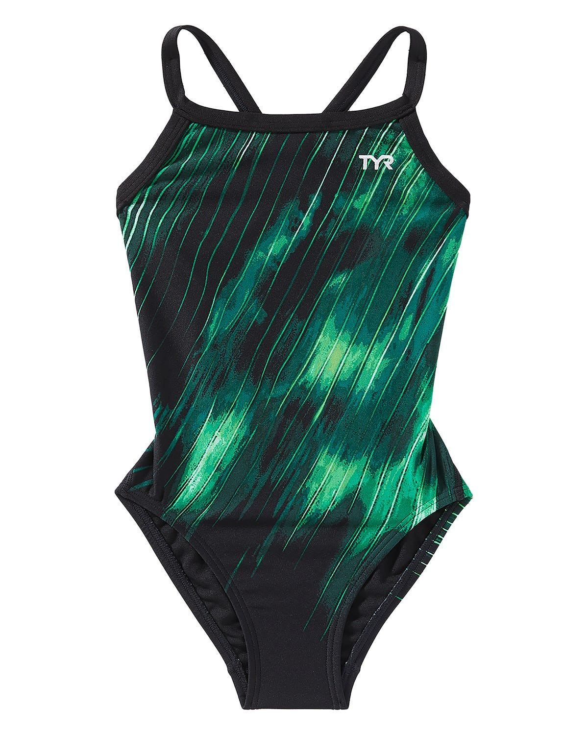Durafast Elite® Girl's Diamondfit Swimsuit - Cycloid