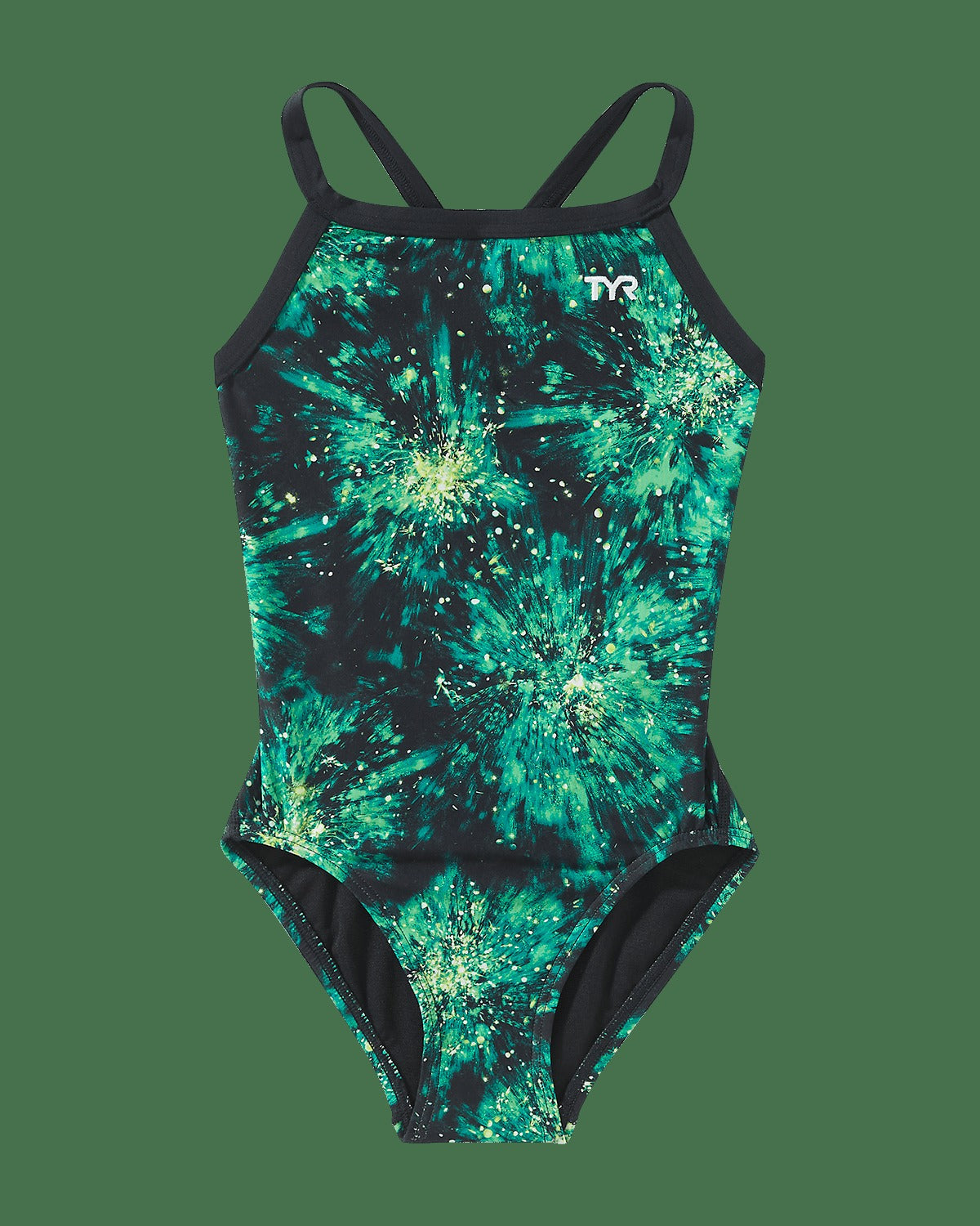 Durafast Lite® Girl's Diamondfit Swimsuit - Radiant Flare