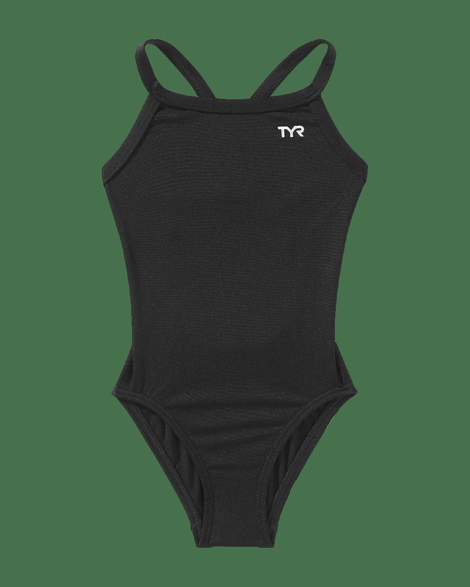 Durafast Elite® Girl's Diamondfit Swimsuit - Solid