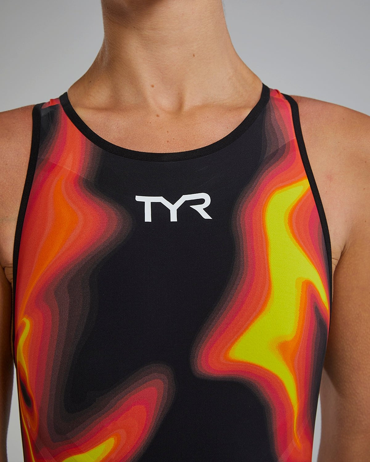 Women's Venzo Open Back Tech Suit - Infrared