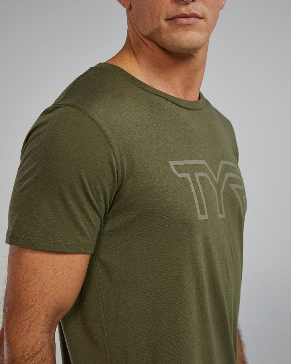 Unisex Ultrasoft Lightweight Tri Blend Tech Tee - Big Logo