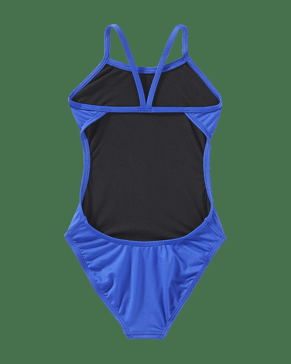 Durafast Elite® Girl's Cutoutfit Swimsuit - Solid