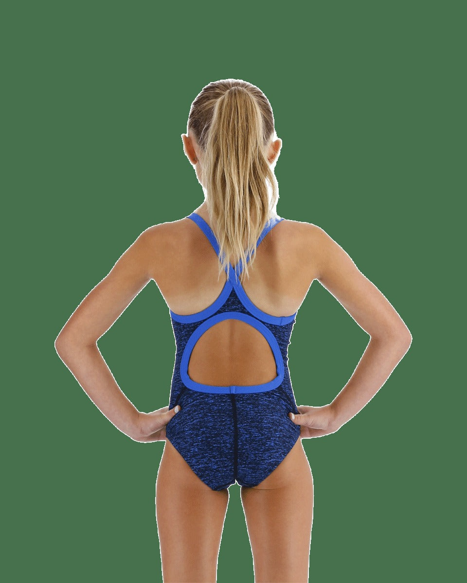 Durafast Elite® Girl's Diamondfit Swimsuit - Lapped