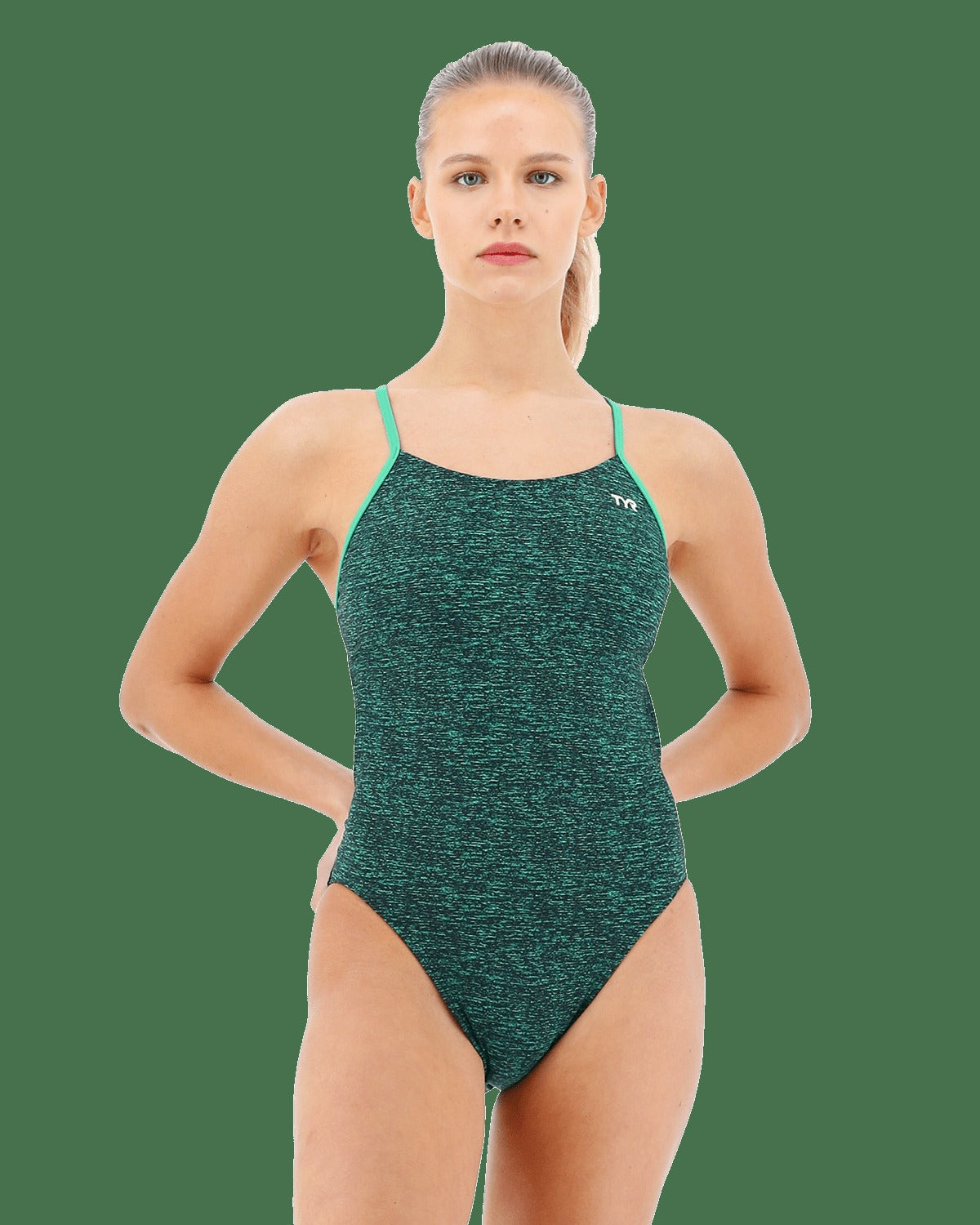 Durafast Elite® Women's Cutoutfit Swimsuit - Lapped