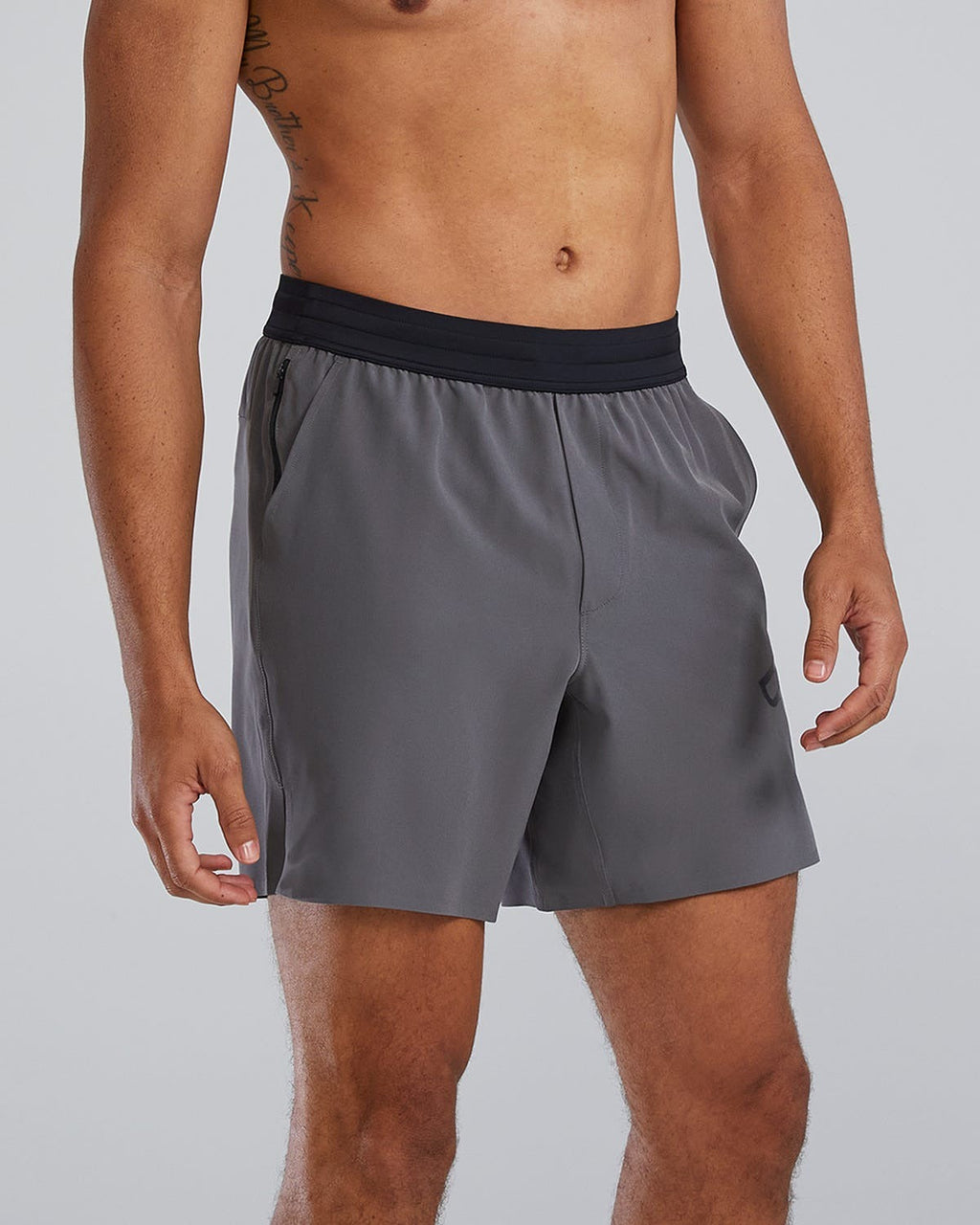 HydrosphereTM Men's Unlined 7" Unbroken Big Logo Shorts - Solid
