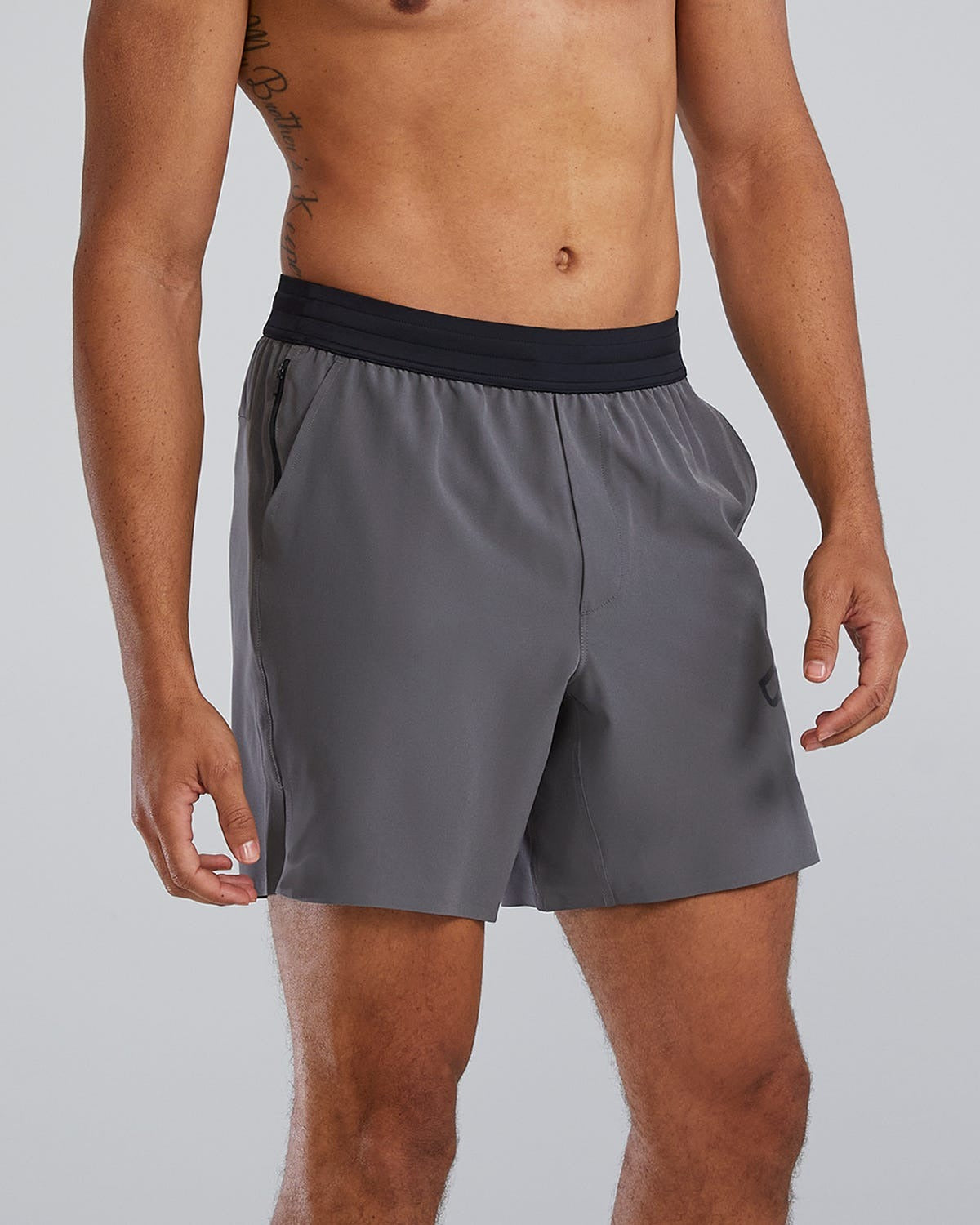 HydrosphereTM Men's Unlined 7" Unbroken Big Logo Shorts - Solid
