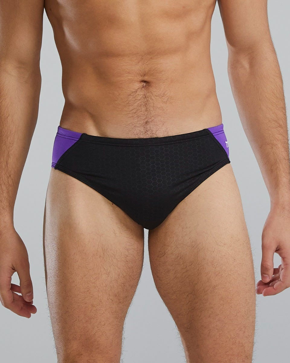 Durafast Elite® Men's Blade Splice Brief Swimsuit - Hexa