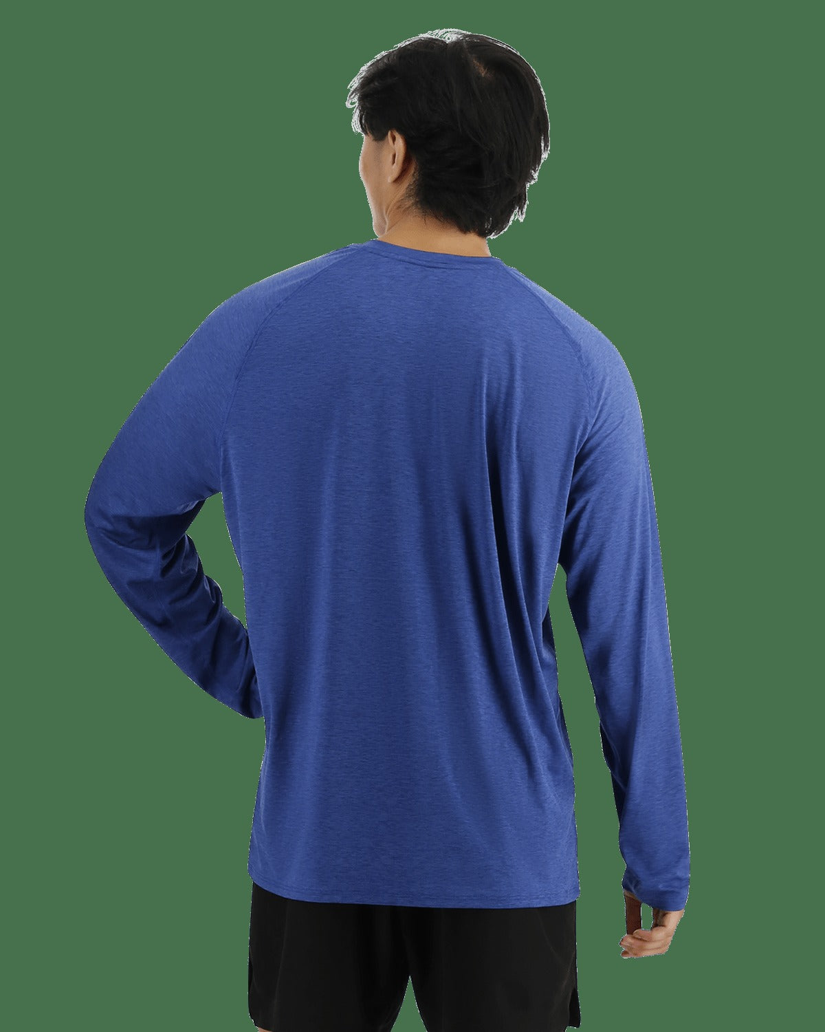 ClimaDryTM Men's Raglan Long Sleeve Tech Tee - Solid / Heather