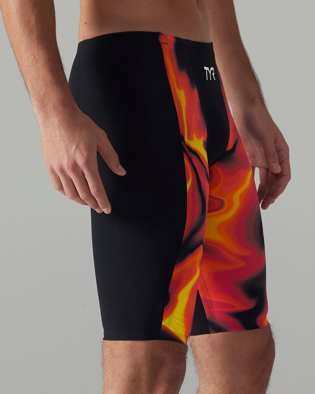 Men's Shockwave High Waist Jammer Tech Suit - Infrared